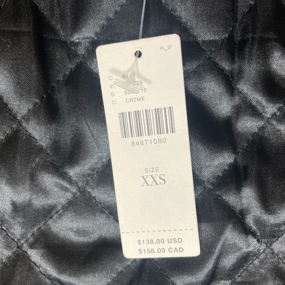 Avec Les Filles Sherpa Fleece Varsity Bomber Jacket NWT - Picture 12 of 16